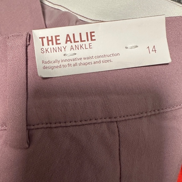 *LANE BRYANT* Plus Lt. Purple x Pearl The Allie Skinny Ankle Pants Size 14 - Picture 7 of 8